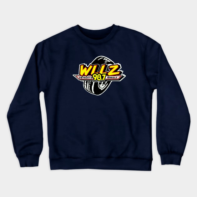 WLLZ 98.7 Crewneck Sweatshirt by Colonel JD McShiteBurger